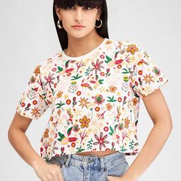 Spykar Multicolor Printed Crop T-Shirt-picture-23