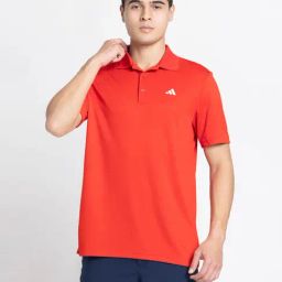 adidas Red ADI PRF LC Polo T-Shirt-image-52