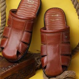 Scholl by Bata Men's JADE NEW Tan Casual Sandals-image-45