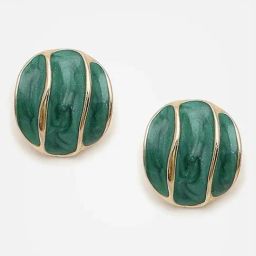 Sohi Gold Plated Party Designer Stone Stud Earrings-43