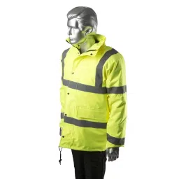 RS PRO M Size Polyester Yellow Men Hi Vis Traffic Jacket Model No 9185923-image-59