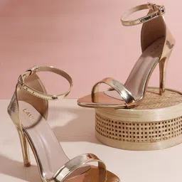 Lavie PU Party Stiletto Sandals-picture-11