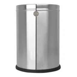OPR 20 L Silver Stainless Steel Open Top Dustbin 1 Pc-17