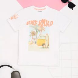 Pantaloons Junior Bright White White T-Shirt-image-89