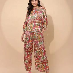 Global Republic Multicolor Printed Co-Ord Set-image-40
