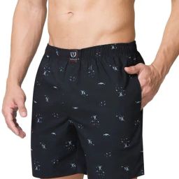 Van Heusen Sport Regular Fit Media Pocket Super Soft Allover Print Boxer Shorts - VSB06-image-40