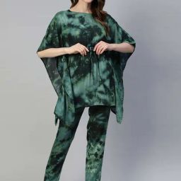 Jainish Green Printed Co-Ord Set-image-5