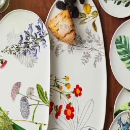 Rosanna Multi Medium Floral Print Serving Platter-28