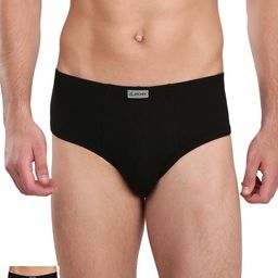 Jockey Men Pack of 2 Black Solid Briefs 1009-0205-image-92