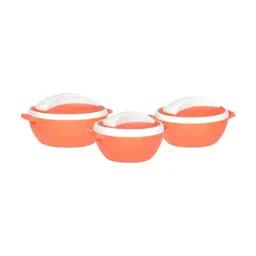 Varmora Milano Hot Insulated Orange Plastic Thermoware Casserole - 2 L-image-43