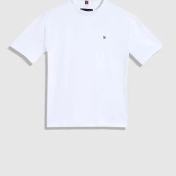 TOMMY HILFIGER Boys White Cotton Solid T-Shirt-image-50