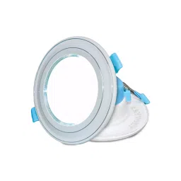RayVolt 7 W Panel Light White Steel Round-41
