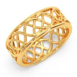Candere by Kalyan Jewellers 18K Yellow Gold BIS Hallmark Ring for Men-image-48
