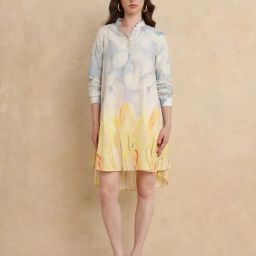 RAREISM Multi Modal Printed Long Sleeves Dress-picture-42
