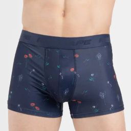 Red Tape Navy Comfort Fit Printed Trunks-picture-31