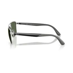 Ray-Ban Core Green Rectangular Polarized Unisex Sunglasses image 5