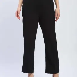 MADAME Black Mid Rise Pants-picture-25