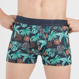 Red Tape Navy Comfort Fit Printed Trunks-35