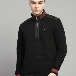 Monte Carlo Black Regular Fit Sweatshirt-image-76