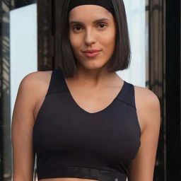 Soie Black Regular Fit Sports Bra-image-35