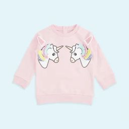 Pantaloons Baby Pink Cotton Printed Full Sleeves Sweatshirt-image-107