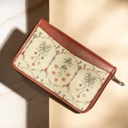 ZOUK Taj Nakashi Multicolor Printed Zip Around Wallet for Women-image-58