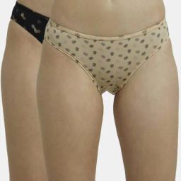 Jockey Multicolor Printed SW01 Bikini - Pack Of 2 (Colors & Prints May Vary)-image-53