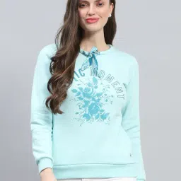 Monte Carlo Sea Green Graphic Print Sweatshirt-picture-20