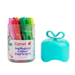 Camlin Washable Colour Markers Assorted 2 mm Line Size image 3