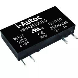I-Autoc Solid State Relay 2 A Load PCB Mount 280 V AC Load 15 V DC Control, KSMA240D2-12-image-94