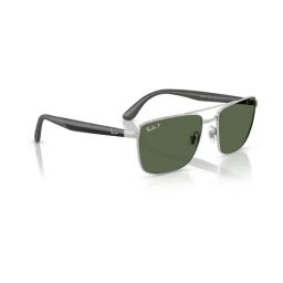 Ray-Ban Core Green Rectangular Polarized Unisex Sunglasses image 3