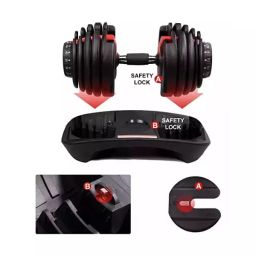 Voltz 24 Kg Fitness Adjustable Dumbbell for Men and Women-39