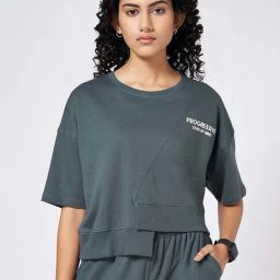 Ajile by Pantaloons Grey Cotton Printed T-Shirt-picture-21