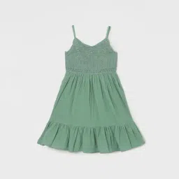 Fame Forever by Lifestyle Kids Sage Regular Fit Dress-image-49