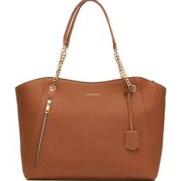 Miraggio Dakota Tan Large Tote Handbag-10