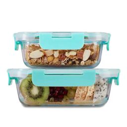 Allo FoodSafe Microwave Safe Borosilicate Glass Containers (370ml, 640ml)-image-72