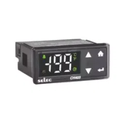 Selec 7Seg LED With Single White Display Confriguration of 2 Digits Cooling Controller ,CH403B-3-NTC-4