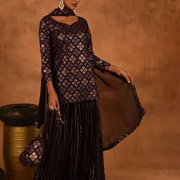 Laalzari Embellished Ready to Wear Lehenga & Blouse With Dupatta-29