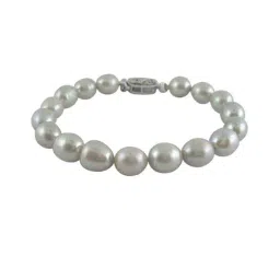 Sri Jagdamba Pearls Silver Alloy Classic Bracelet-35