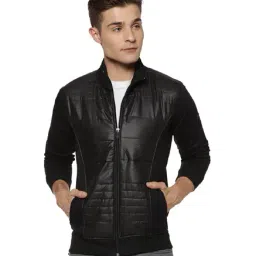 Campus Sutra Black Solid Jacket-image-96