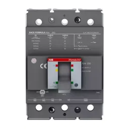 ABB SACE Formula DSP Molded Case Circuit Breaker 240 V AC 175-250 Amp 3 Pole 25 kA, 1SDA116326R1-26