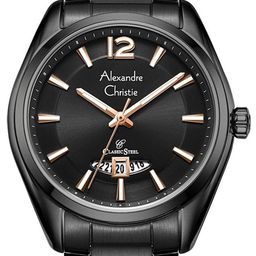 Alexandre Christie Women Dial & Stainless Steel Bracelet Style Straps Analogue Watch 8679LDBIPBARG-image-60