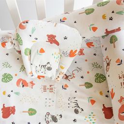 Yellow Doodle Superbaby Organic Cotten Bedding Gift Basket - Yellow-image-90