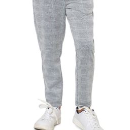Jack & Jones Junior Full Length Check Lounge Pants - Grey-image-19