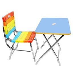 Lattice Baby foldable Multipurpose Comfy Set Table Chair- Color May Vary-6