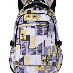 Tinytot 30 Litre Stylish & Trendy Water Resistant Hi Storage School Collage Travel Backpack Bag Multicolor - 19 Inch-22