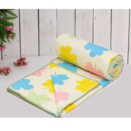 RRC Super Soft Microfiber Cotton Reversible Dohar For Double  Bed  -Yellow-image-33