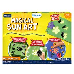 Skillmatics Sun Paper Art Kit - Nature, DIY Craft Kits & Supplies, STEM Toys, Mess-Free Creative Fun for Kids, Colouring, Painting - Multicolor-11