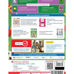 oswaal books Oswaal One for All Olympiads Previous Year Solved Papers Class 2 Reasoning For 2025 Exam image 2