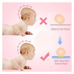 numum Mustard Seeds pillow for comforatble sleep and round head shaping (Pink kitti)(color and design may vary) image 3